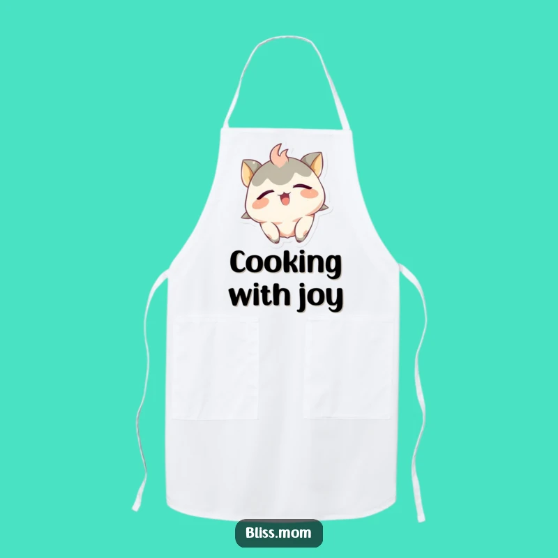 Funny Ecstatic Creature Apron: Cook with Hilarious Blissful Flair