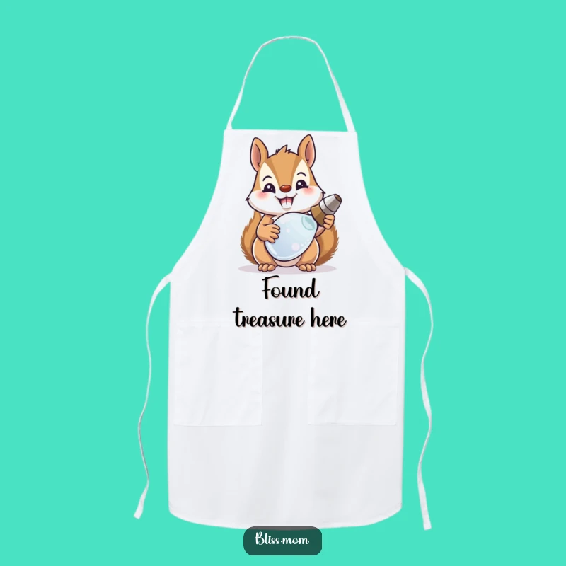 Funny Squirrel Mom Apron: Cook & Clean Hilariously Like Mom