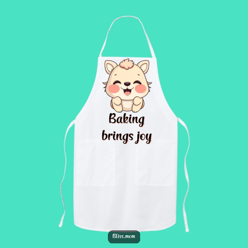 Fun Funny Puffed Cheeks Animal Apron, Cook with a Smile