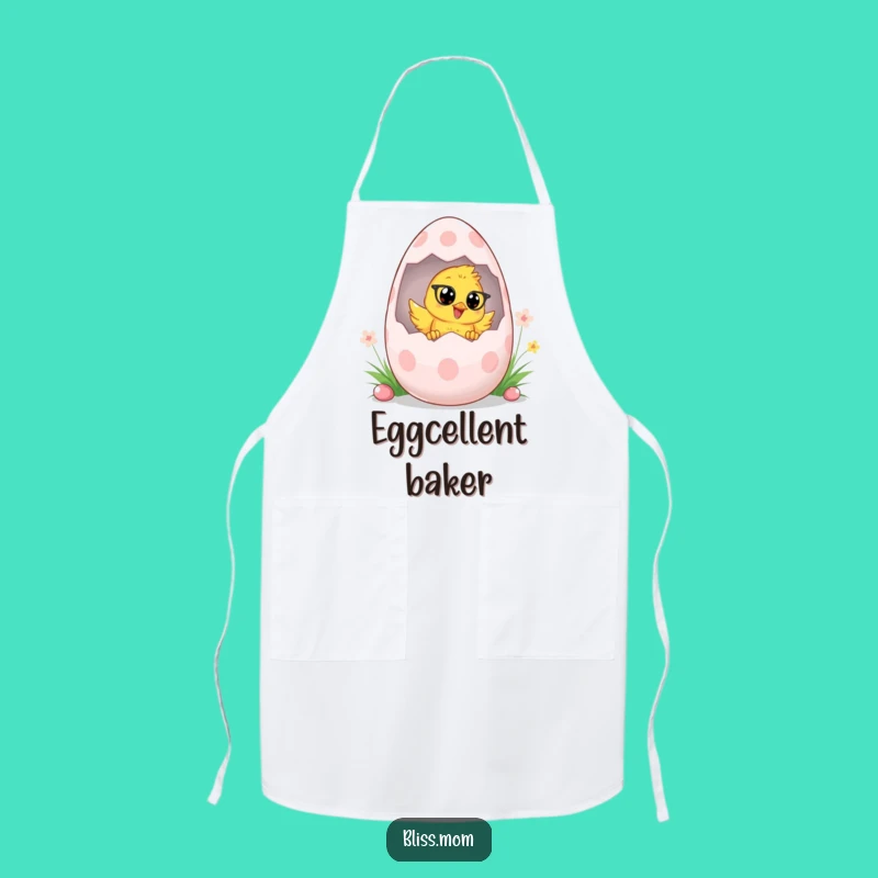 Funny Chick Mom Easter Apron - Cook Up Some Springtime Fun!