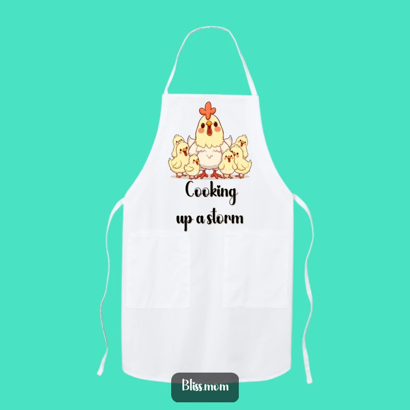 Funny Hen Mom Apron: Kitchen Clucks, Motherly Fun, Perfect Funny Cooking Gift