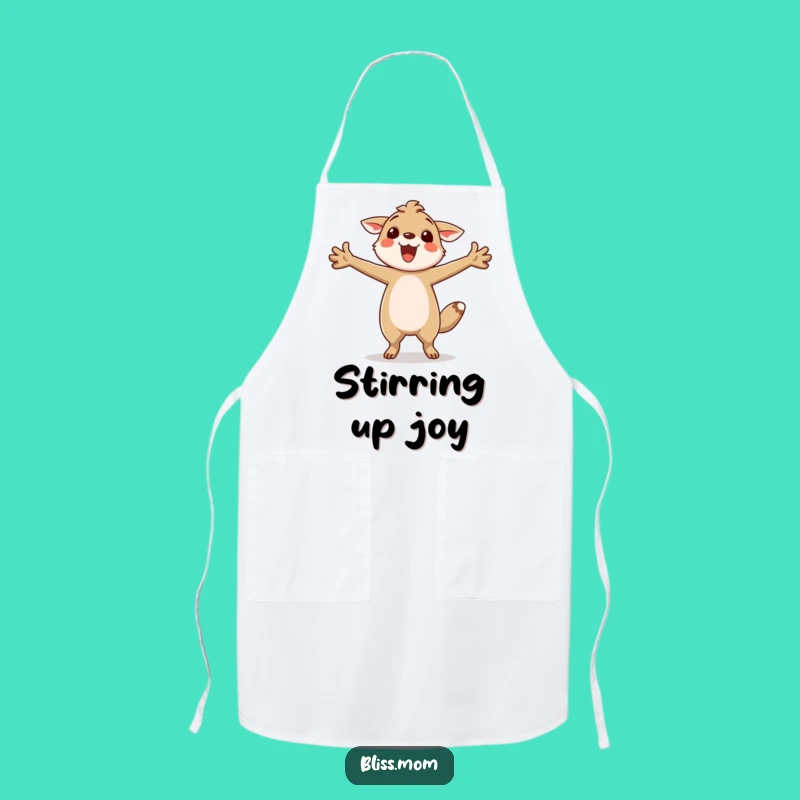 Funny Twirling Animal Apron: Cook with Joy, Perfect Funny Kitchen Gift