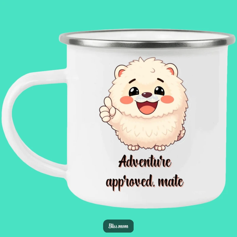 Funny Fluffy Animal Camping Mug: Your Cheerful Campfire Companion