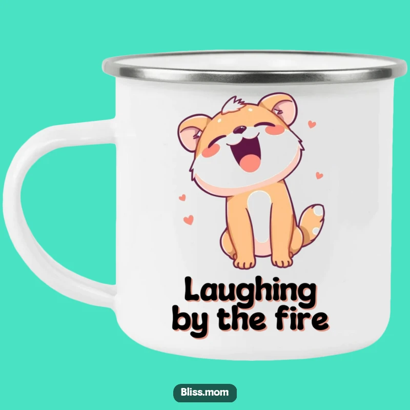 Funny Animal Laughter Camping Mug: Rugged Hilarious Joyous Beast Cup, Perfect Funny Gift