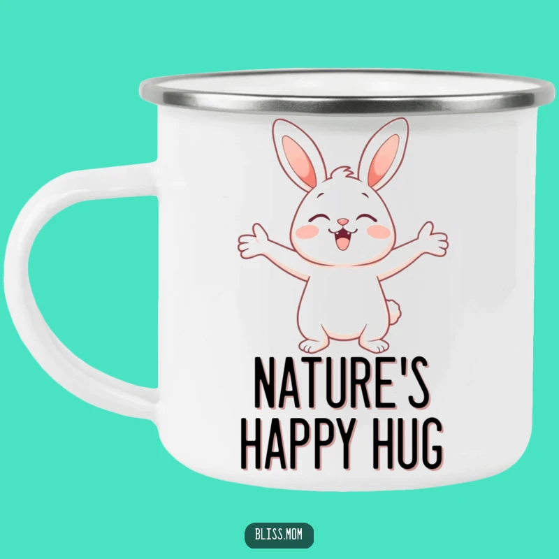 Funny Bunny Campfire Mug: Delightful Hugs Under the Stars