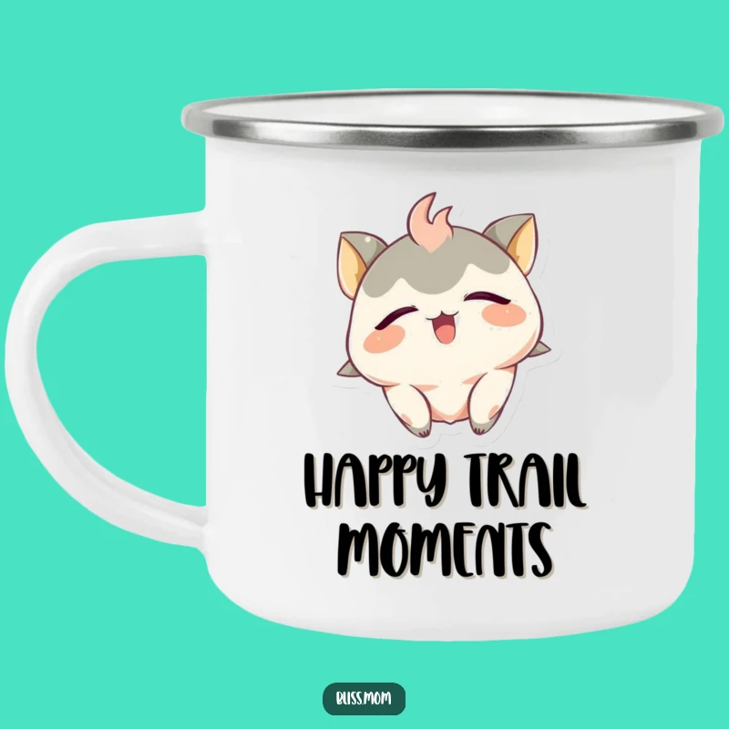Funny Ecstatic Creature Camping Mug: Hilarious Blissful Adventures