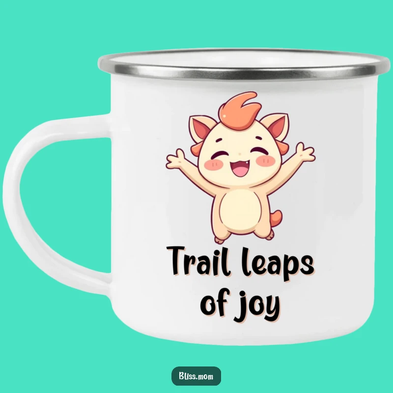 Funny Jumping Creature Camping Mug: Leap into Adventure with Joy