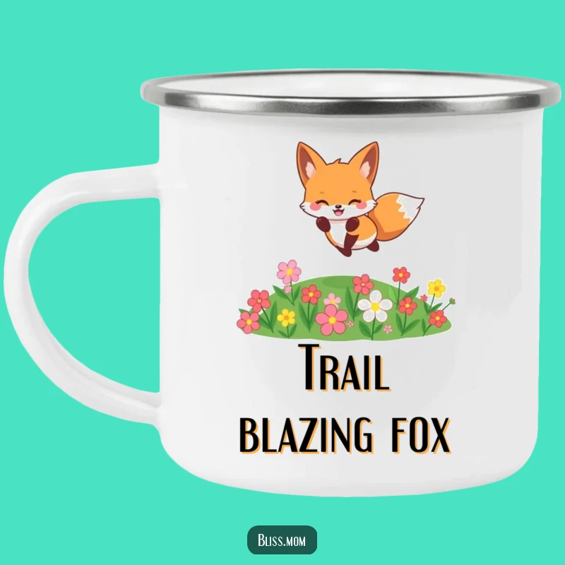 Funny Kawaii Fox Adventure Mug - Durable & Cheerful Outdoor Gift