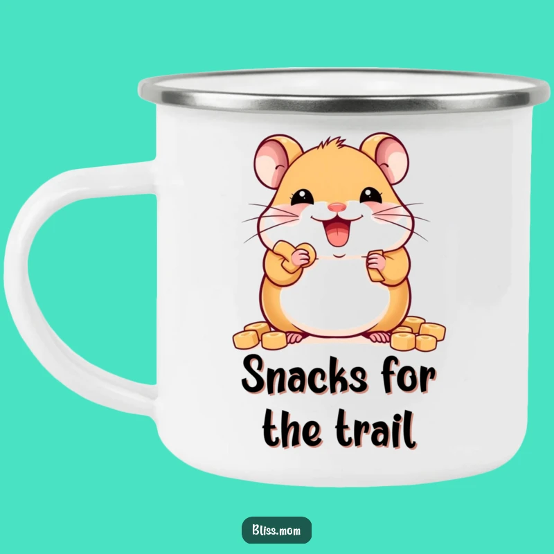Funny Kawaii Hamster Adventure Mug - Durable & Delighted Outdoor Gift