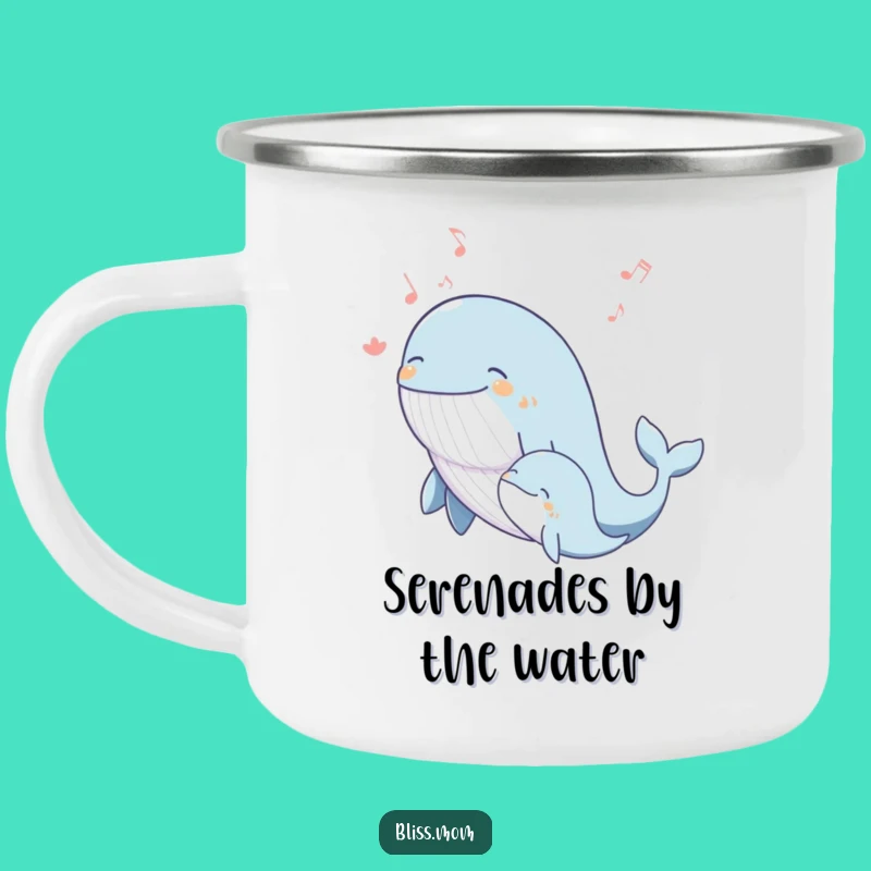 Funny Whale Mom Camping Mug: Ocean Tunes, Adventure Ready, Great Funny Gift