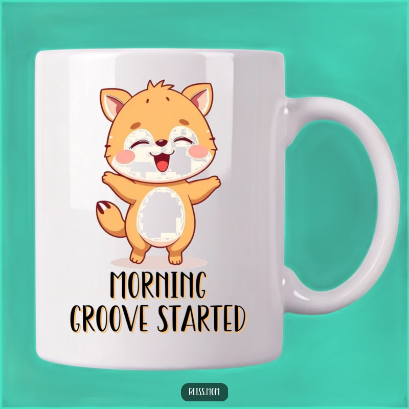 Funny Ecstatic Animal Dance Mug, the Perfect Joyful Gift