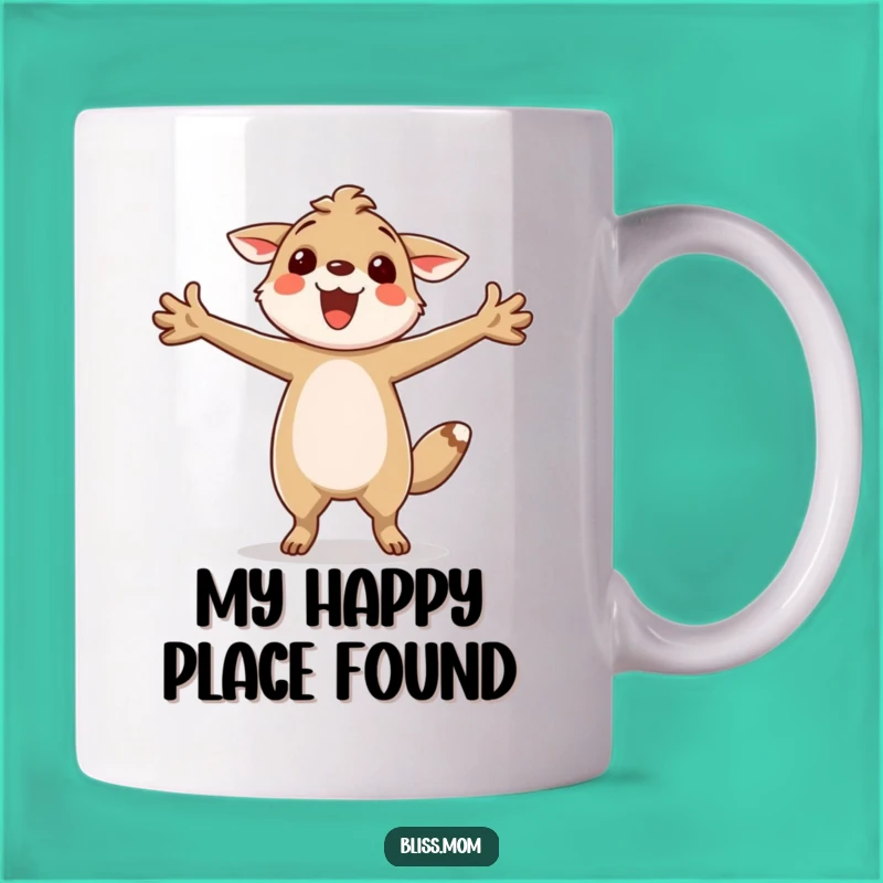 Funny Twirling Animal Mug: Joyful Pet Character, Perfect Funny Gift for Animal Lovers