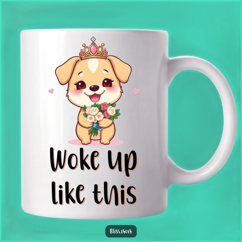 Funny Dog Mom Tiara Mug - Glamorous & Joyful Gift