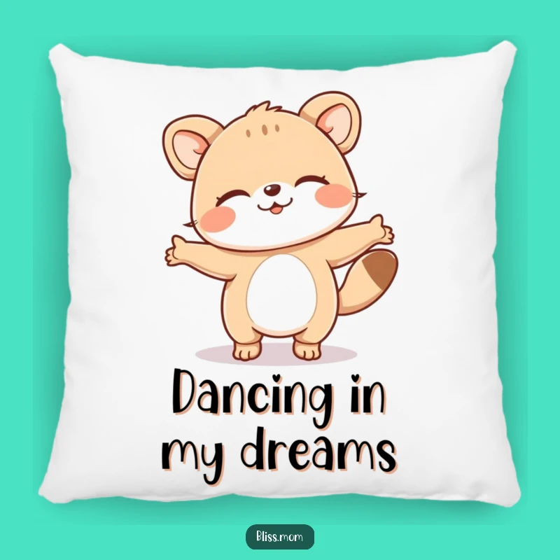 Comfy Funny Happy Dance Animal Pillow: Cozy Up with Joy, Ideal Funny Gift