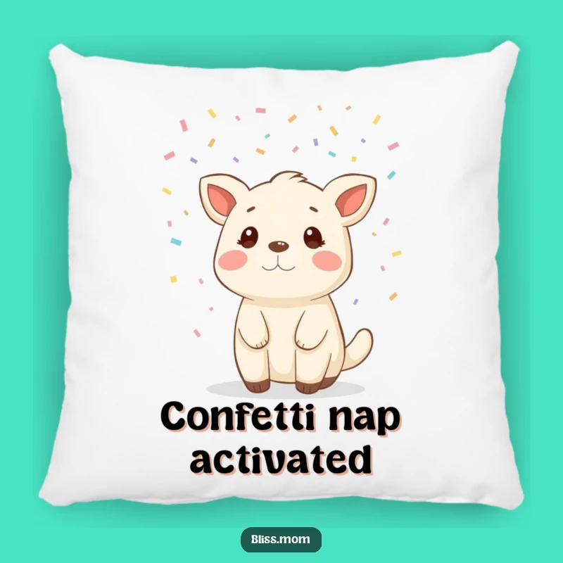 Comfortable Funny Animal Confetti Pillow, Adding Festive Cheer to Your Home