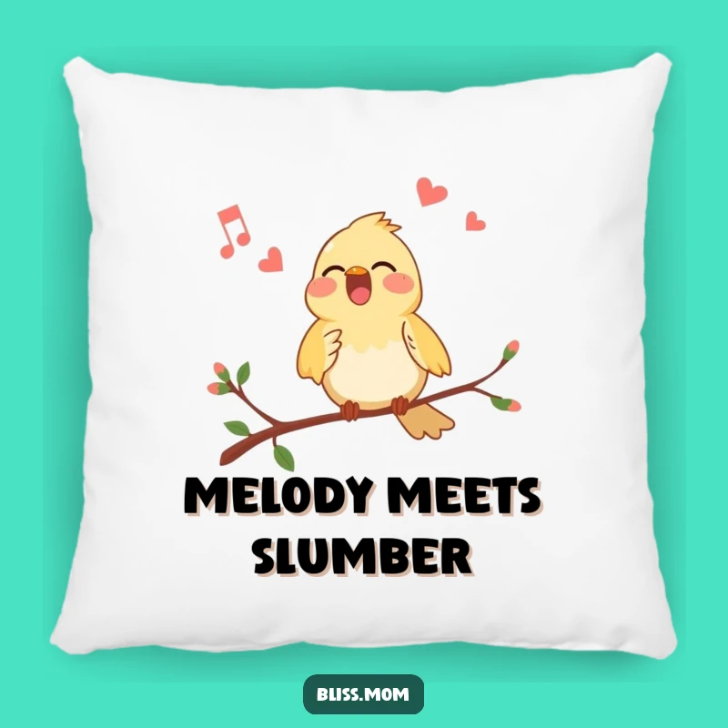 Funny Bird Pillow - Serenade Style, Soft Funny Gift for Cozy Comfort
