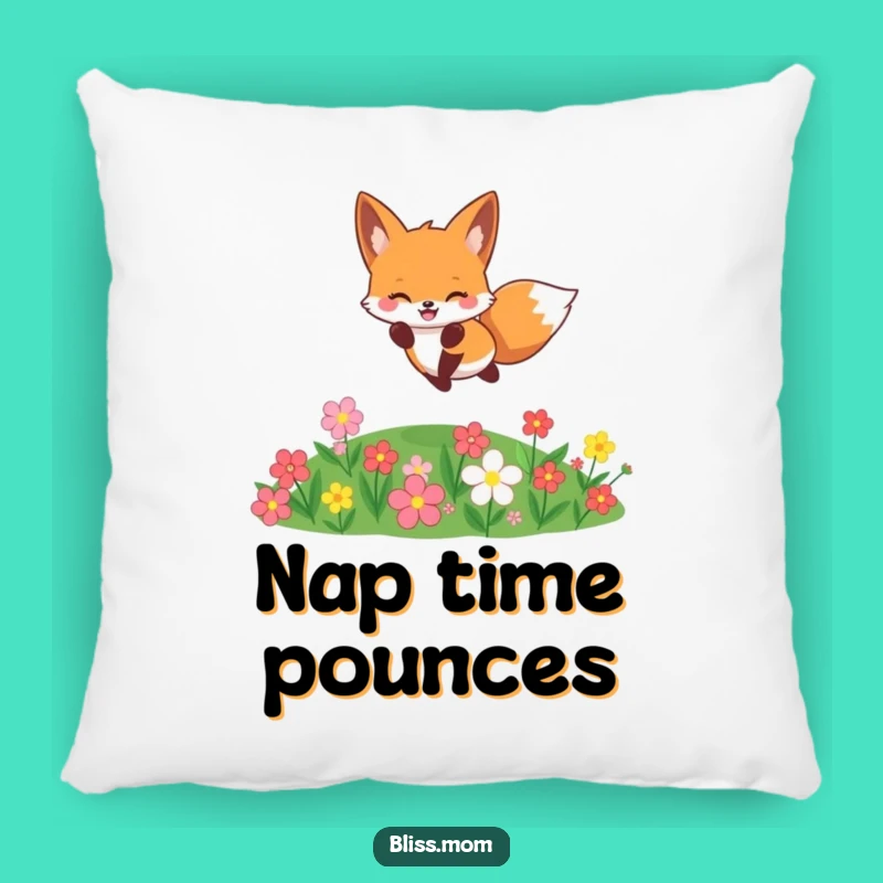 Funny Kawaii Fox Plush Pillow - Soft & Cheerful Woodland Decor Gift