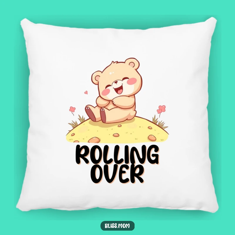 Soft Funny Kawaii Bear Cub Rolling Pillow: Cute Giggling Cushion Gift