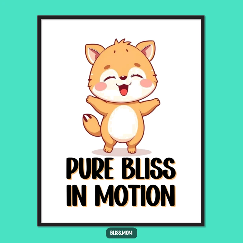 Instant Download Funny Dancing Animal Art, Spread Joy Instantly