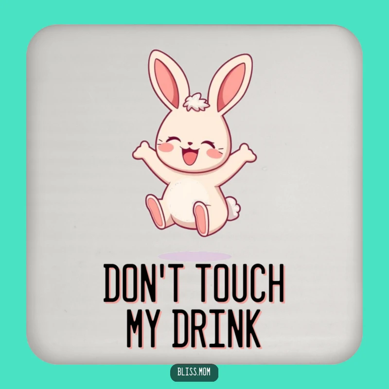 Funny Mama Bunny Coasters - Protect Surfaces with Delightful Flair