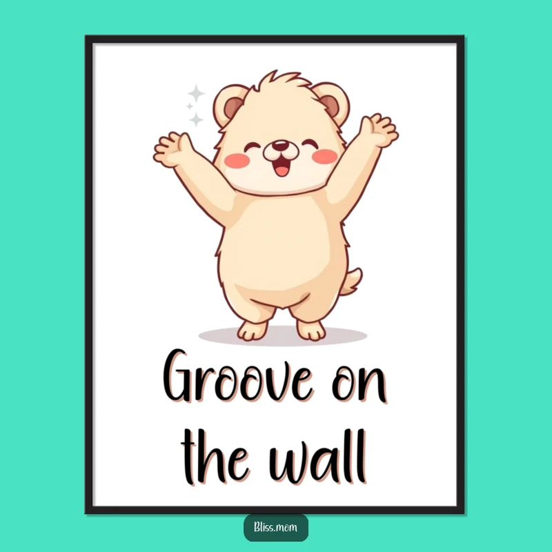 Funny Jigging Animal Poster: Bring Hilarious Dance Energy Home