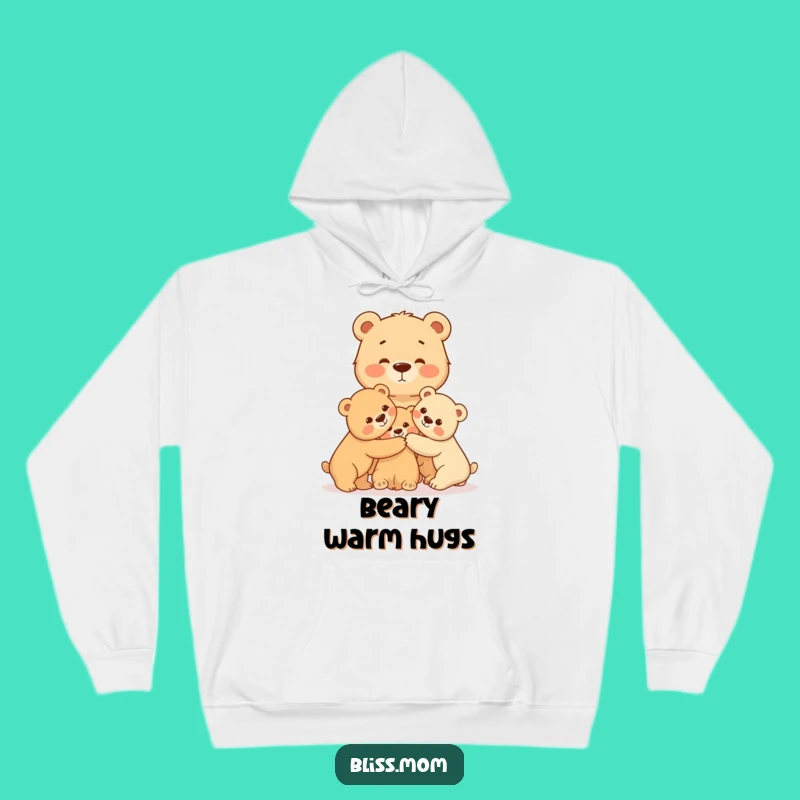 Cozy Radiating Mama Bear Hoodie - Warm Hugs & Protective Comfort