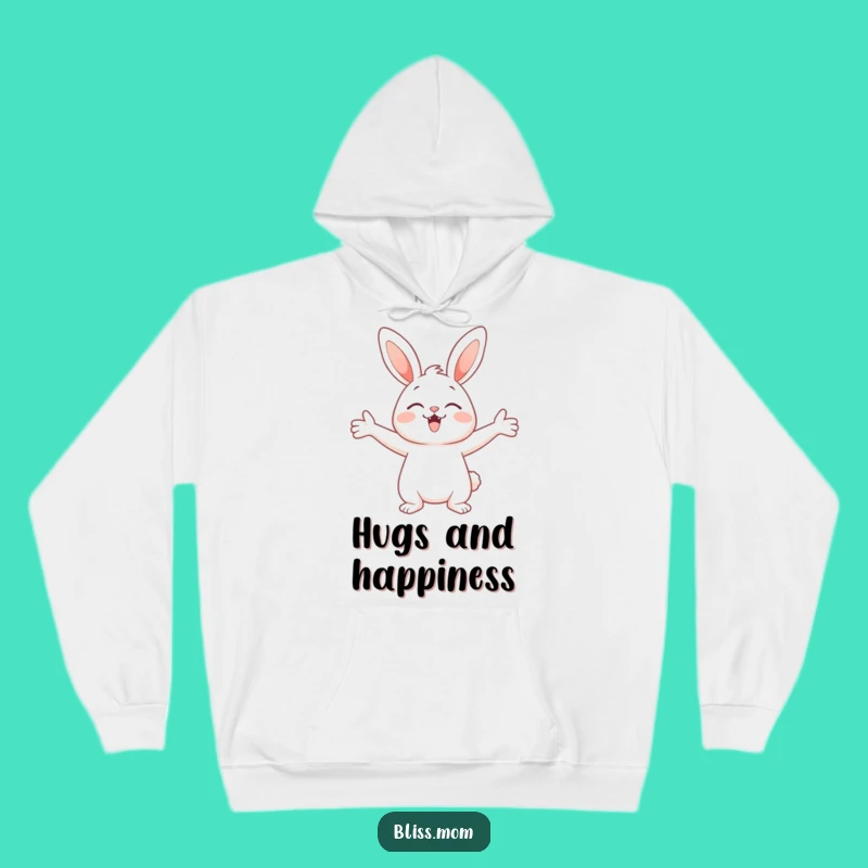 Cozy Funny Bunny Delight Hoodie: Warm Hugs & Pure Joy