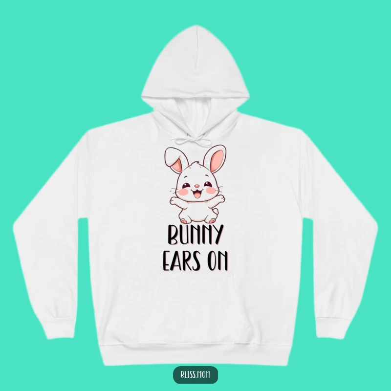 Cozy Funny Kawaii Bunny Hoodie - Warm & Joyful Rabbit Comfort Gift