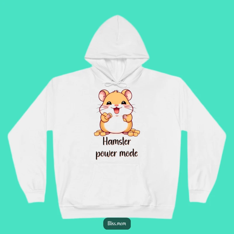 Cozy Funny Kawaii Hamster Hoodie - Warm & Delighted Rodent Comfort Gift