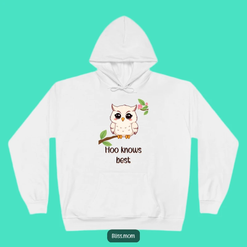 Cozy Funny Mama Owl Hoodie - Wisdom & Warmth for Moms!
