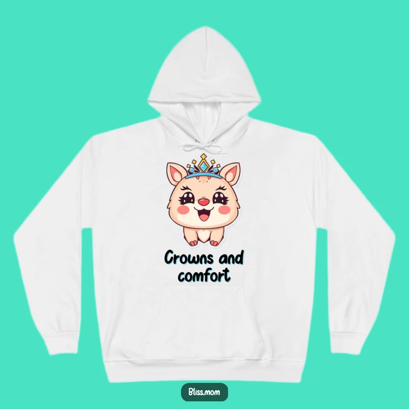 Funny Cozy Royal Animal Hoodie - Warm and Funny Gift for Regal Comfort