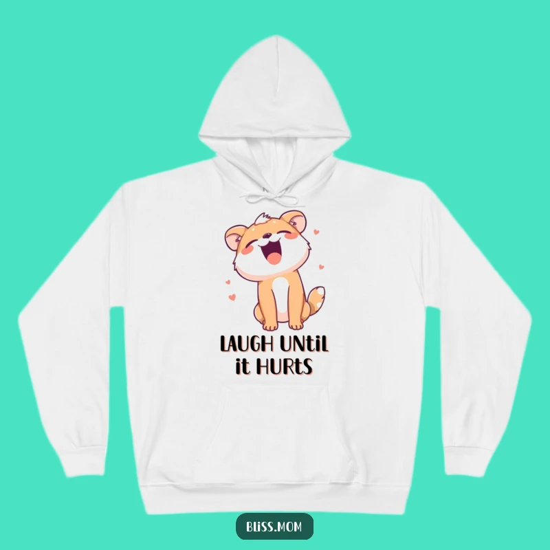 Funny Animal Laughter Hoodie: Cozy Hilarious Joyous Beast Sweatshirt, Perfect Funny Gift