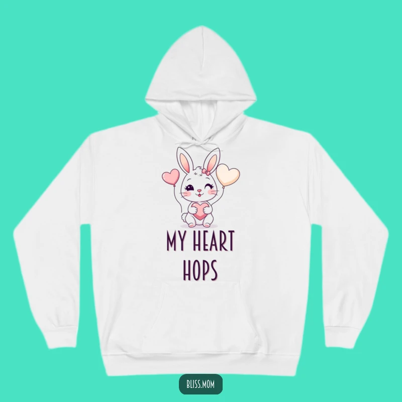 Funny Bunny Mom Hoodie - Cozy & Cheerful Love