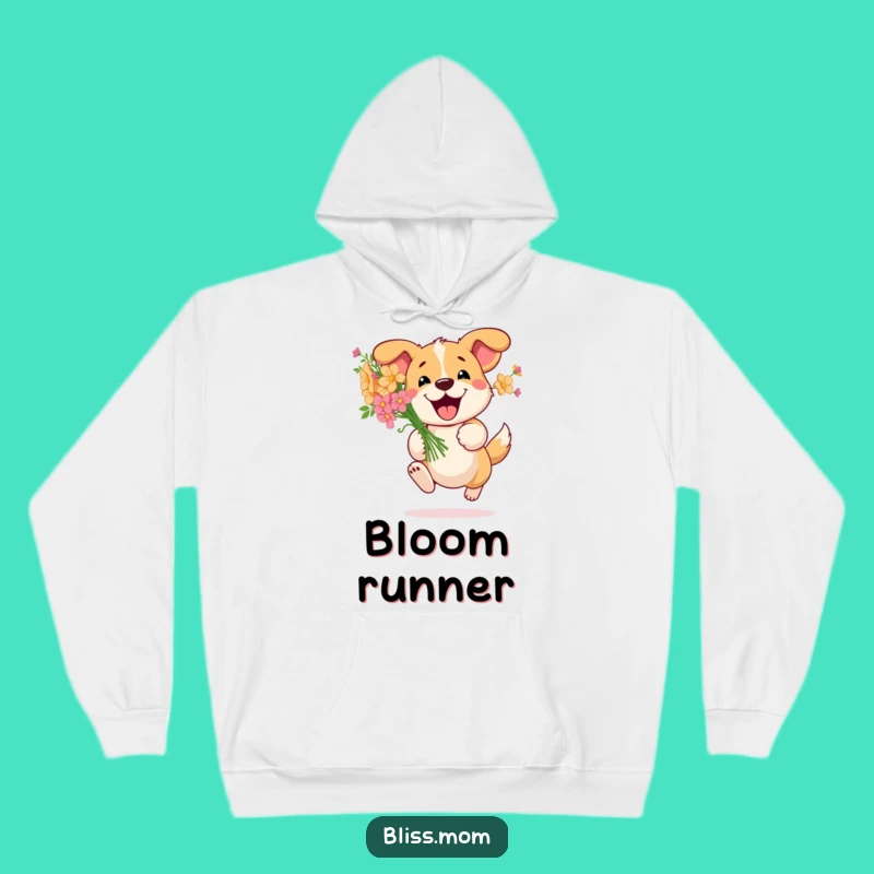 Funny Dog Flowers Hoodie: Cozy Canine Sweatshirt, Cheerful Pet Lover Gift, Funny Gift