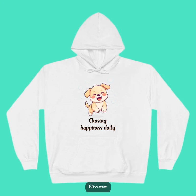 Funny Puppy Hoodie: Kawaii Bubble Joy Comfort Gift!