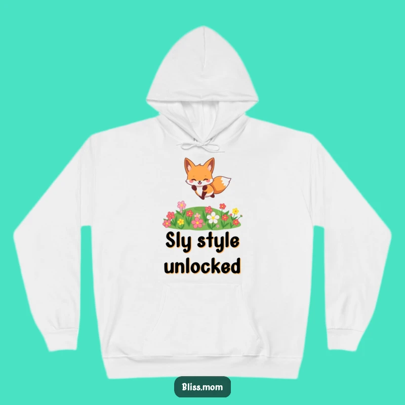 Cozy Funny Kawaii Fox Hoodie - Warm & Cheerful Woodland Comfort Gift
