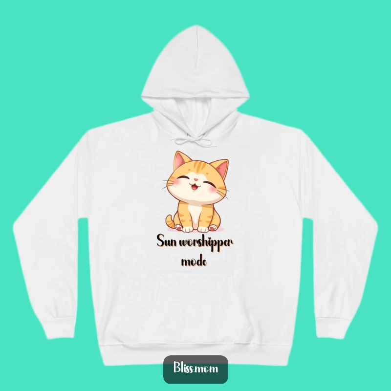 Funny Cat Sunbeam Hoodie: Cozy Pet Character Funny Gift