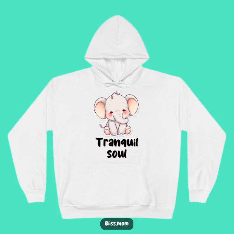 Funny Elephant Peace Hoodie - Cozy Gentle Giant Sweatshirt