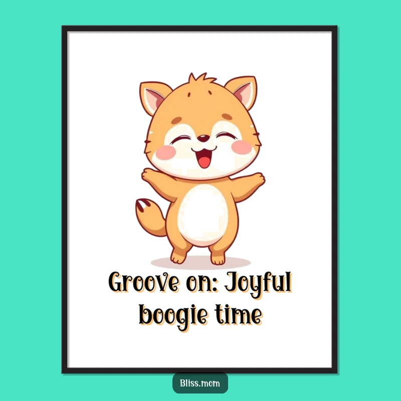 Free Printable Happy Dance Animal Art: Funny Downloadable Decor for Pure Bliss