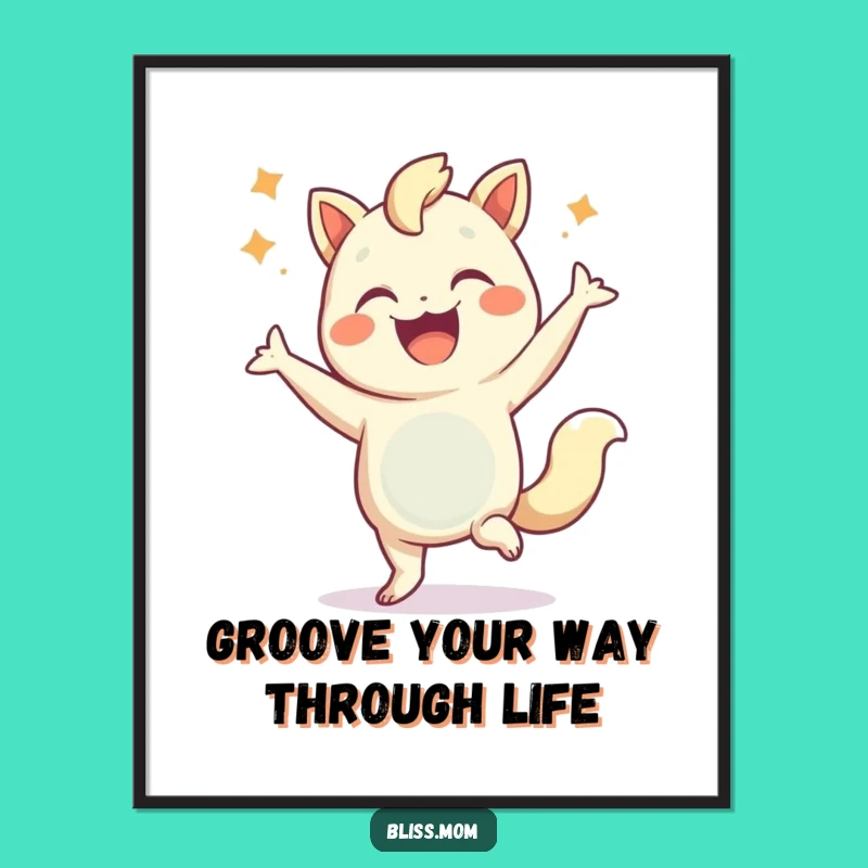 Funny Free Printable Wall Art: Dancing Creature Decor, Hilarious Downloadable Art for Home or Office