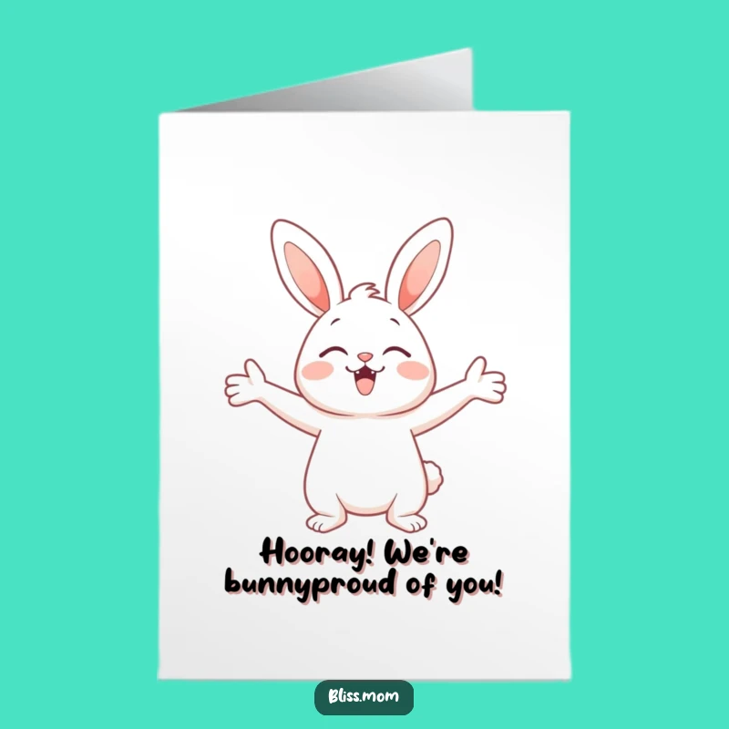 Free Printable Bunny Card: Celebrate with Pure Delight Downloadable!