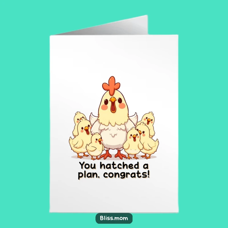 Free Printable Hen Mom Congrats Card - Humorous Downloadable Gift for New Arrivals