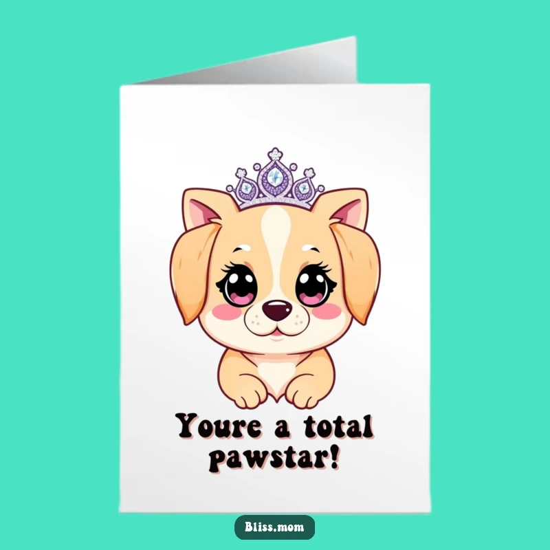 Free Printable Kawaii Dog Mom Congrats Card - Funny Downloadable Gift