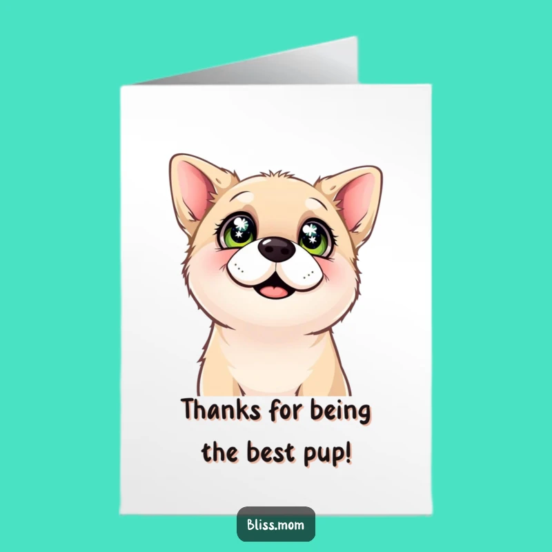 Free Printable Dog Thank You Card: Grateful Eyes Downloadable!