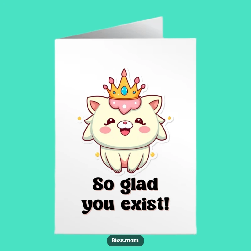 Free Printable Thank You Card: Creature's Joyful Crown!