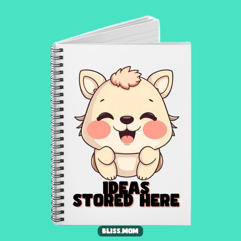 Cute Funny Puffed Cheeks Animal Notebook, Journal Your Happy Moments
