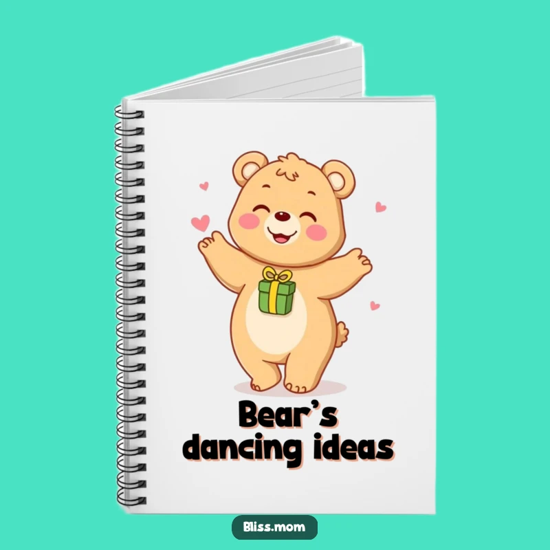 Funny Bear Mom Notebook - Journal Your Playful Moments