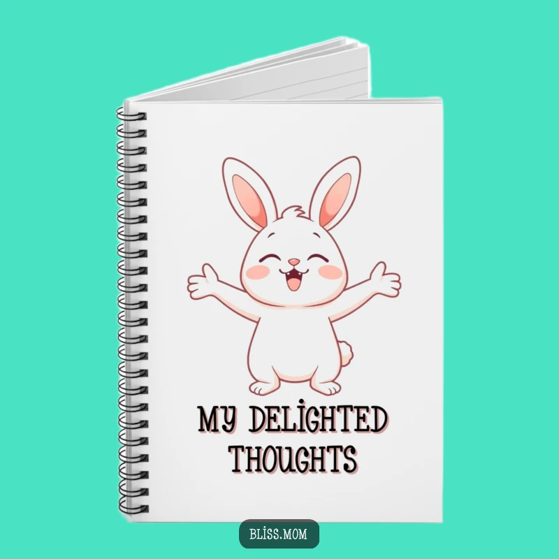Funny Bunny Delight Notebook: Journal Your Joy with Open Arms