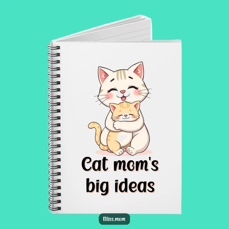 Funny Cat Mom Notebook - Journal Your Cat Adventures