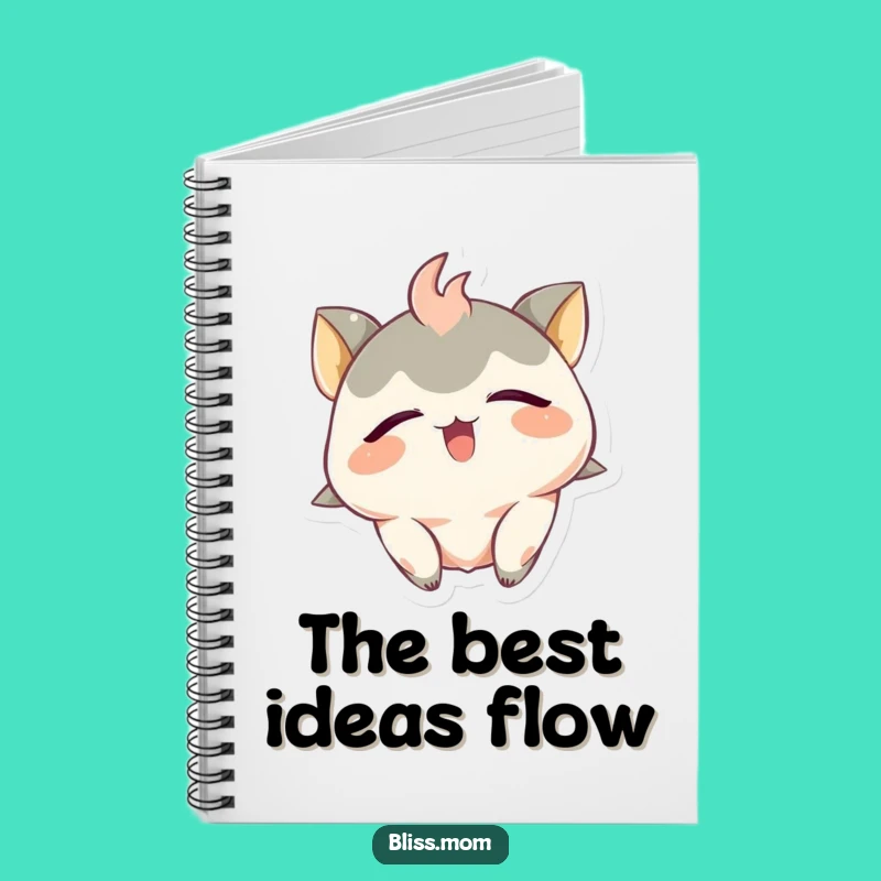 Funny Ecstatic Creature Notebook: Jot Down Hilarious Blissful Thoughts
